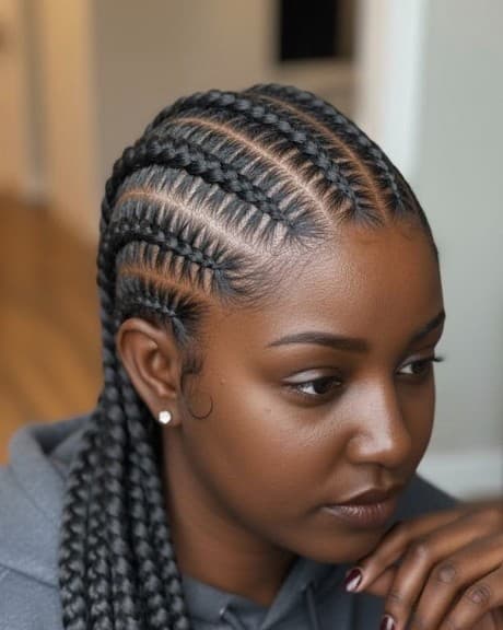 Kids braided look