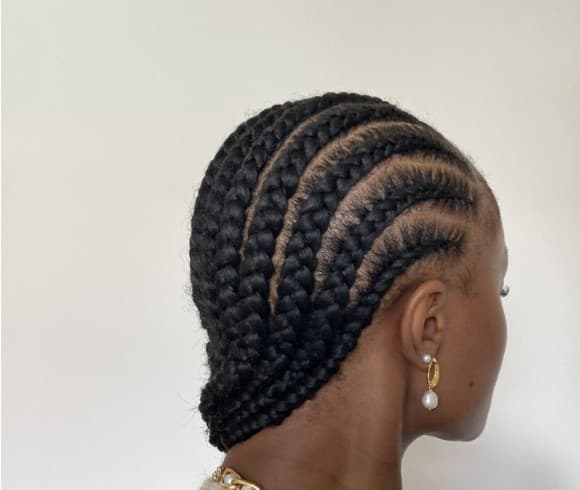 Kids braided style detail