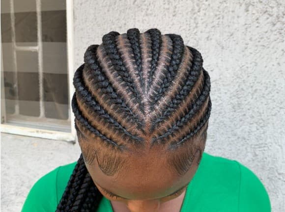 Kids braided updo